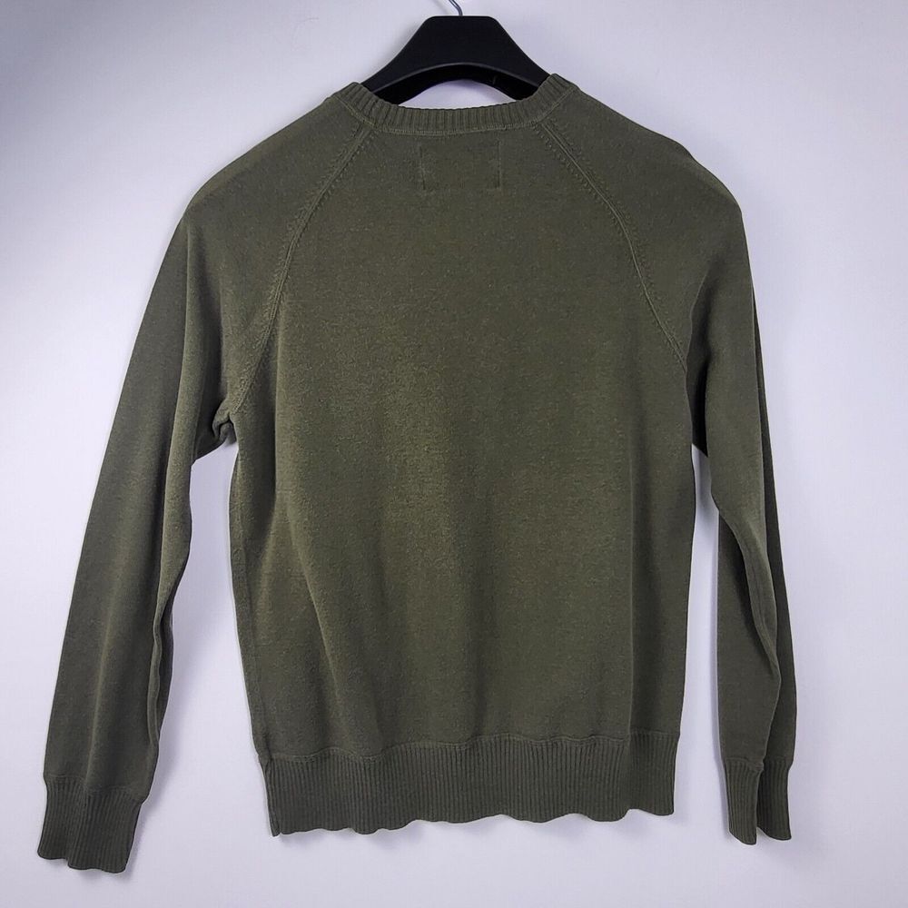 Aeropostale Sweater Mens Medium Long Sleeve Crew Neck Pullover Knit Green - Picture 2 of 6